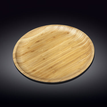 Bamboo Round Platter For pizza / Barbecue / Steak